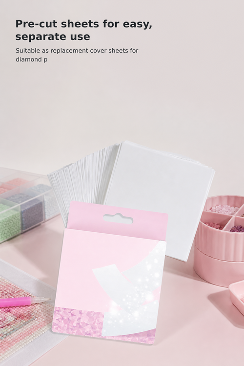 200-Piece Diamond Painting Release Paper Set
