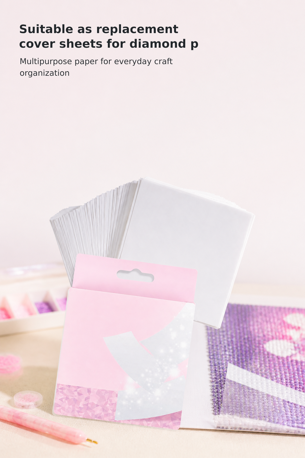 200-Piece Diamond Painting Release Paper Set