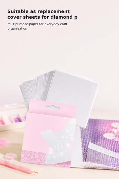 200-Piece Diamond Painting Release Paper Set